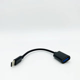 USB-C Adapter auf USB 3.0 Buchse Farbe Schwarz