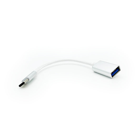 USB-C Adapter auf USB 3.0 Buchse Farbe Silber